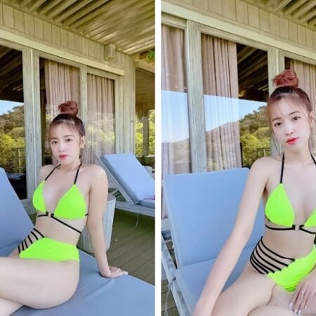 Puka tung ảnh bikini nóng “bỏng mắt”