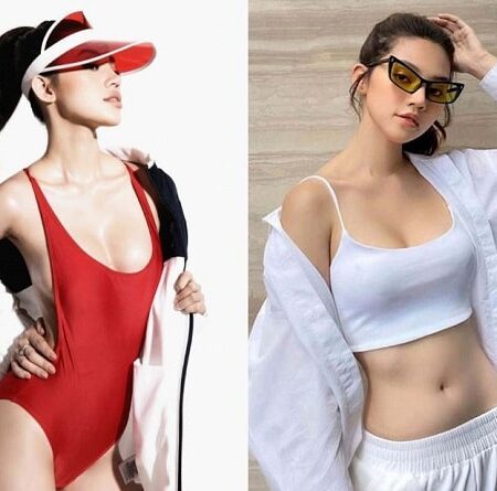 Jolie Nguyễn mướt mát khó cưỡng trong trang phục bikini