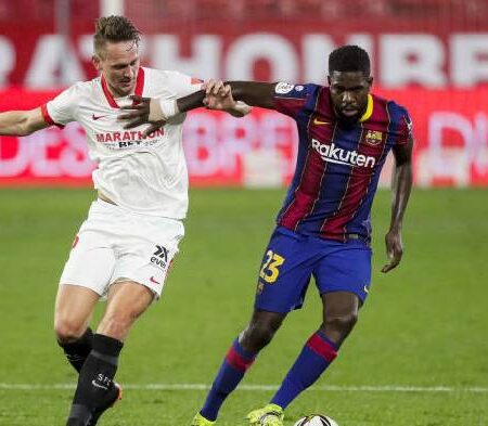 Biến động tỷ lệ kèo Sevilla vs Barcelona, 3h30 ngày 22/12