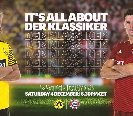 Phân tích kèo hiệp 1 Dortmund vs Bayern Munich, 0h30 ngày 5/12