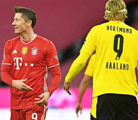 Soi kèo Lewandowski/ Haaland ghi bàn trận Bayern vs Dortmund, 23h30 ngày 23/4