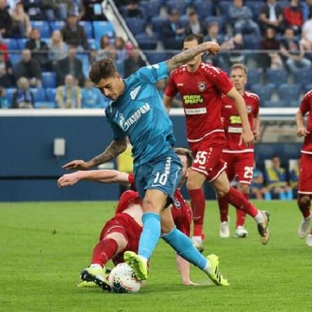 Soi bảng dự đoán tỷ số chính xác Zenit vs Spartak, 23h ngày 9/7