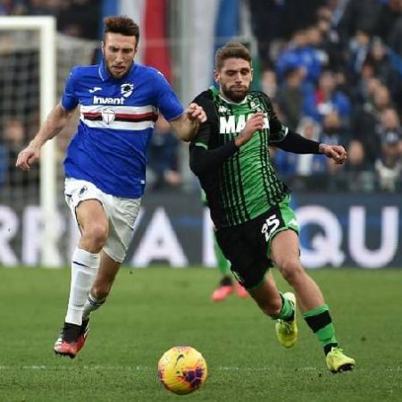 Biến động tỷ lệ kèo Sassuolo vs Sampdoria, 18h30 ngày 4/1