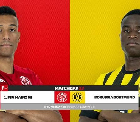 Lịch sử đối đầu Mainz vs Dortmund, 0h30 ngày 26/1