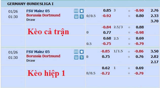 Nhận định, soi kèo Mainz vs Dortmund, 0h30 ngày 26/1 - Ảnh 5